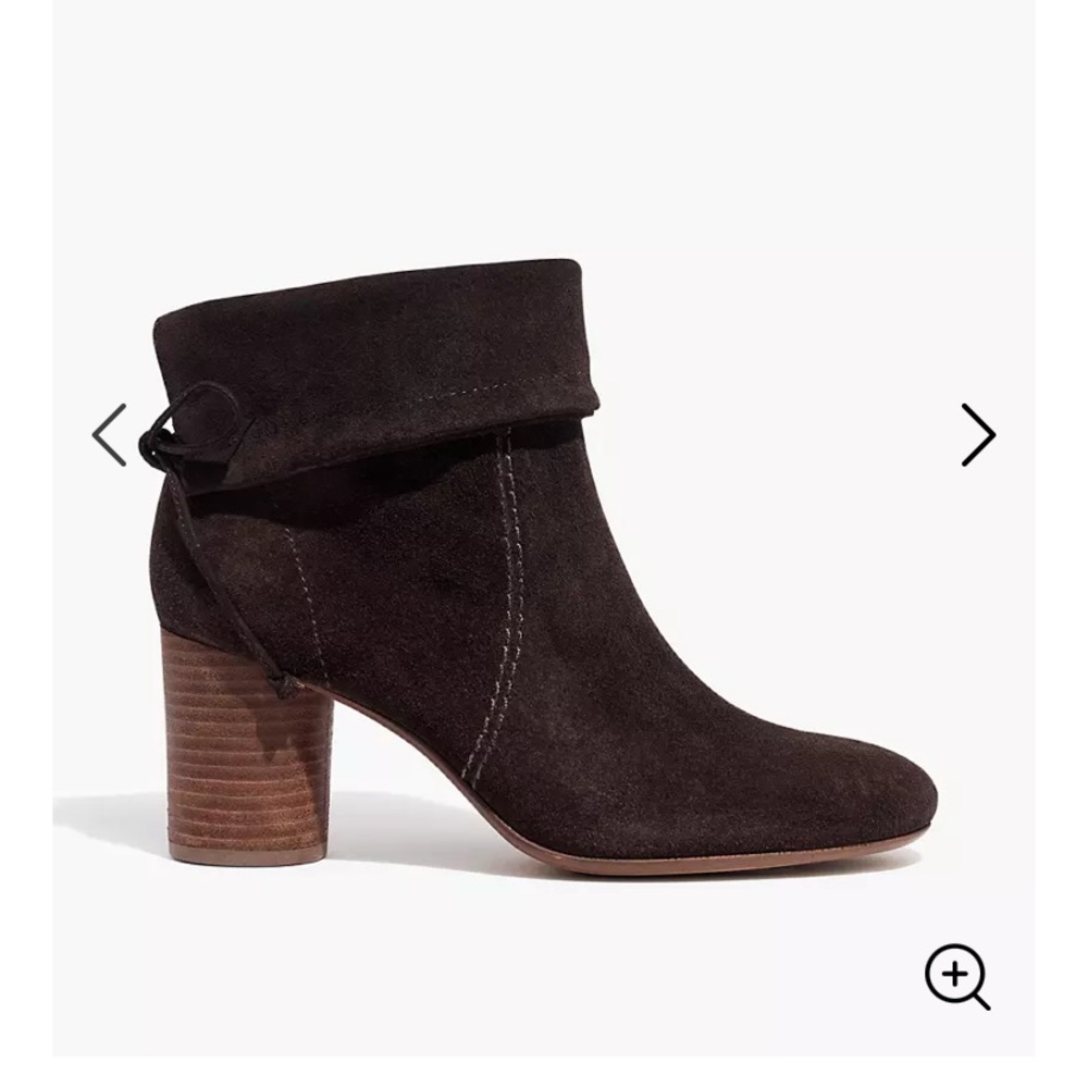 Madewell Suede Fold-Down Booties